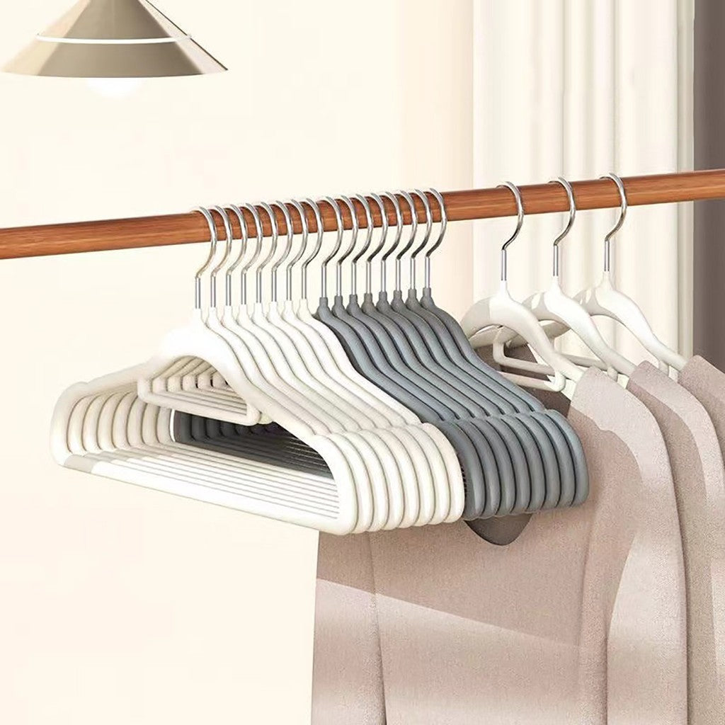 Non Slip Clothes Hanger Velvet Hanger Set Pants Organizer Clip Holder Closet Organization