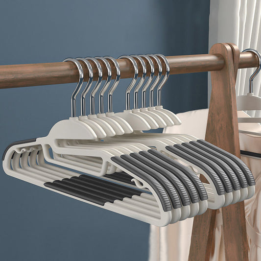 50 Sets Non-Slip Velvet Hangers Strong Durable Space Saving Clothes and Coat Organizer