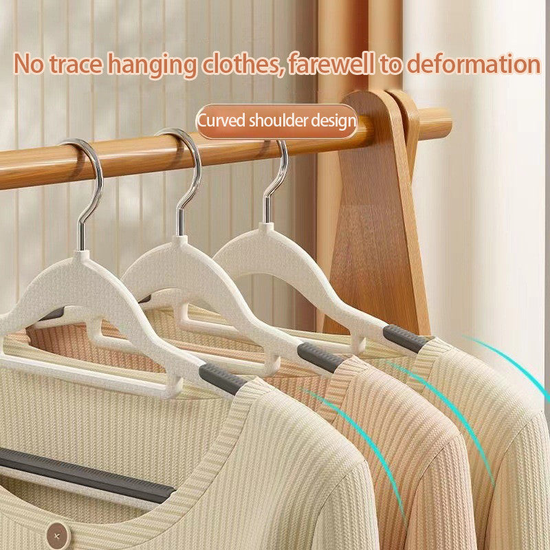50 Sets Non-Slip Velvet Hangers Strong Durable Space Saving Clothes and Coat Organizer