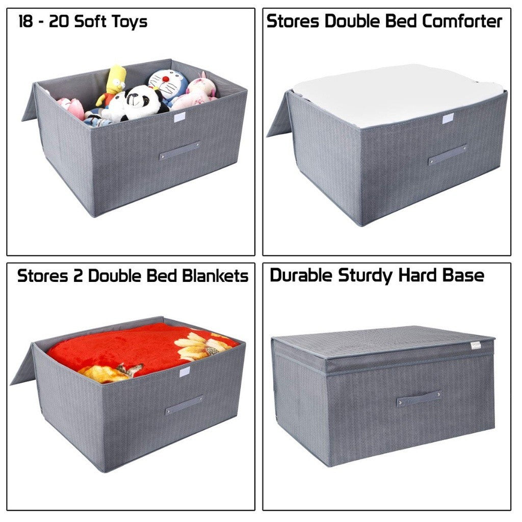 Organizer Storage Box Clothes Cabinet Bag Cloth Dress Collapsible Drawer Foldable Big Cover Large